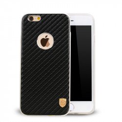 iPhone 7 Plus Carbon Fiber Armor Hybrid Case (Black)
